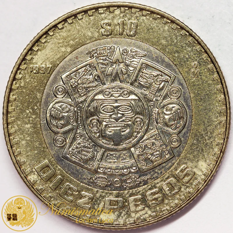 MESSICO 10 Pesos 1997 #3056