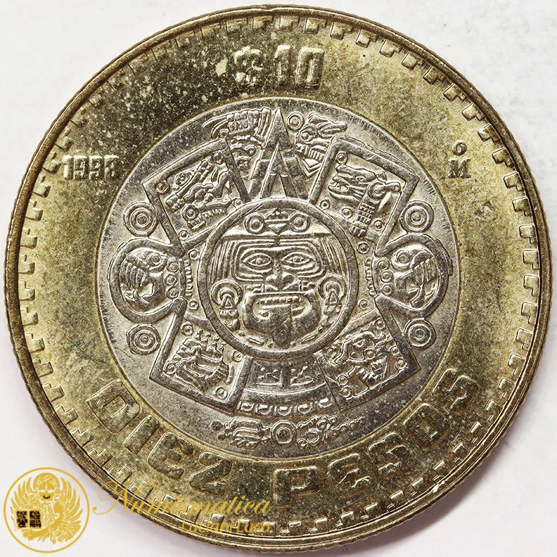 MESSICO 10 Pesos 1998 #3058