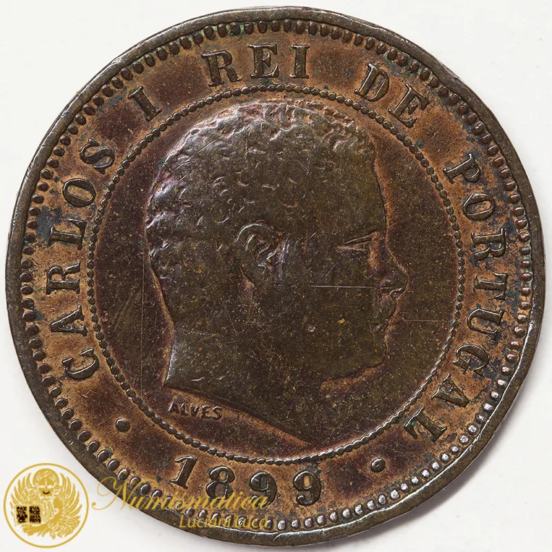 PORTOGALLO 5 REIS 1899 CARLOS I #6734