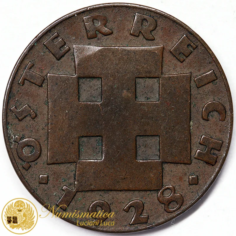AUSTRIA 2 GROSCHEN 1928 #6740
