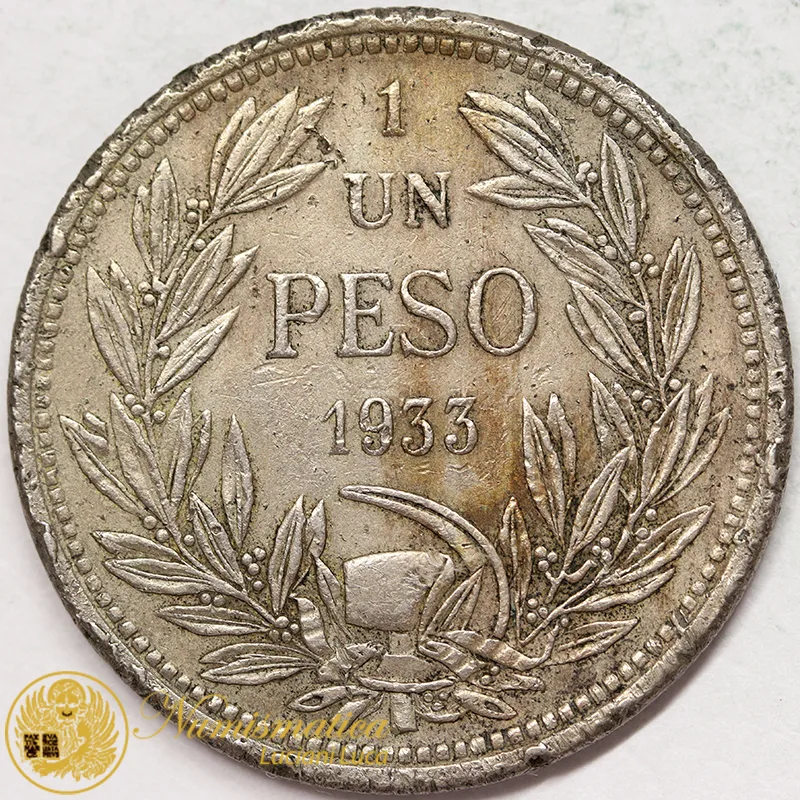 CILE 1 Peso 1933 #3066