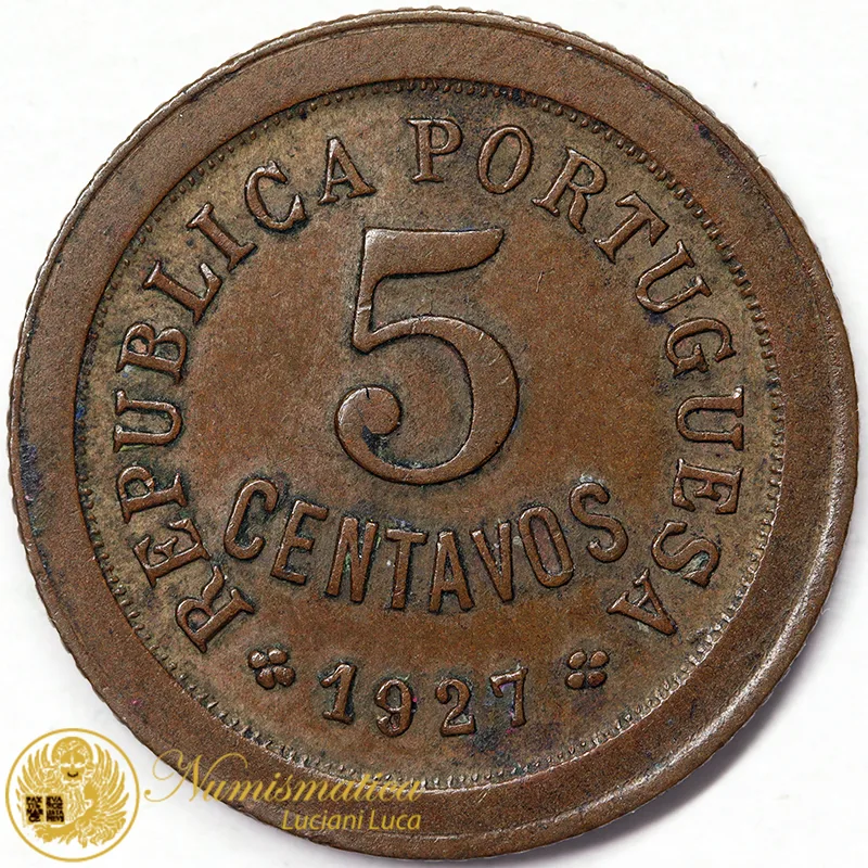 PORTOGALLO 5 CENTAVOS 1927 #6742