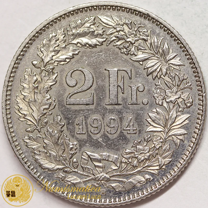 SVIZZERA 2 Franchi 1994 Spl #3082