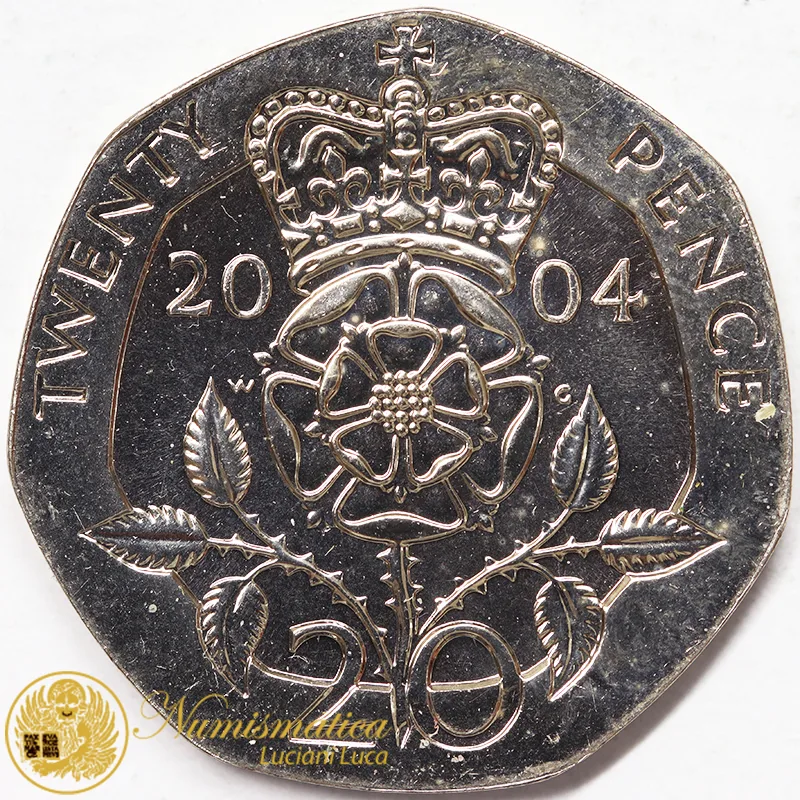 GRAN BRETAGNA 20 Pence 2004 Elisabetta II #6766