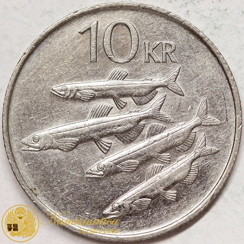 ISLANDA 10 KRONUR 1987 #3101