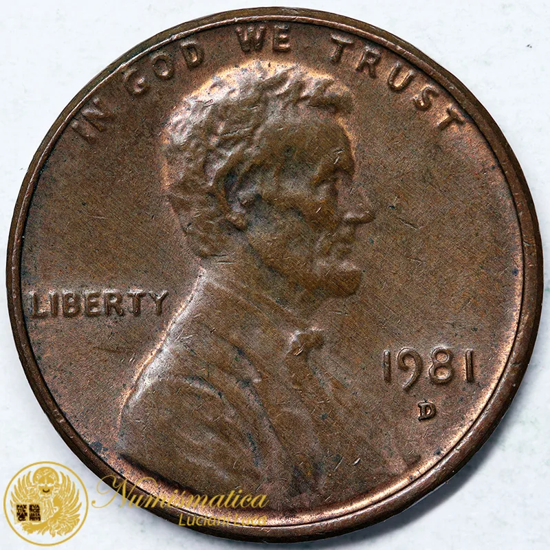 STATI UNITI 1 CENT 1981 D #6825