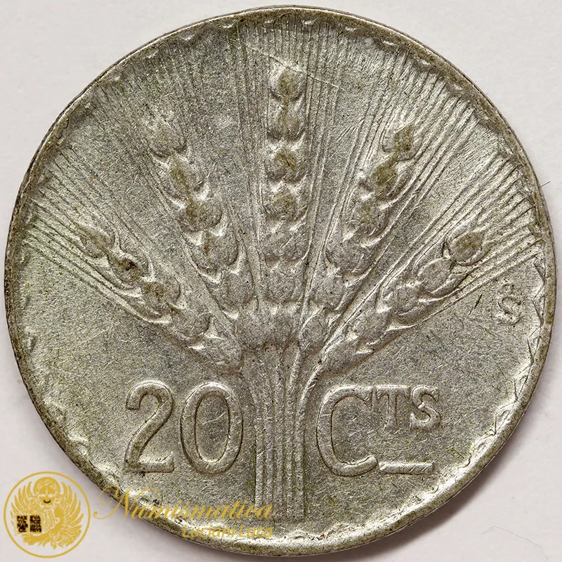 URUGUAY 20 Centesimos 1942 argento #3314