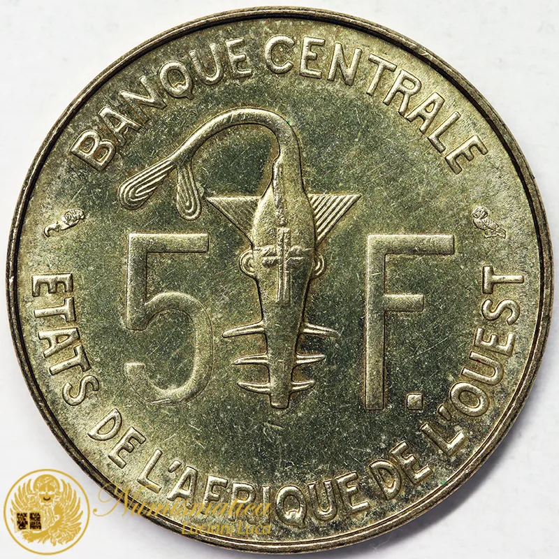 Africa Occidentale (BCEAO) 5 FRANCHI 1972 #6869