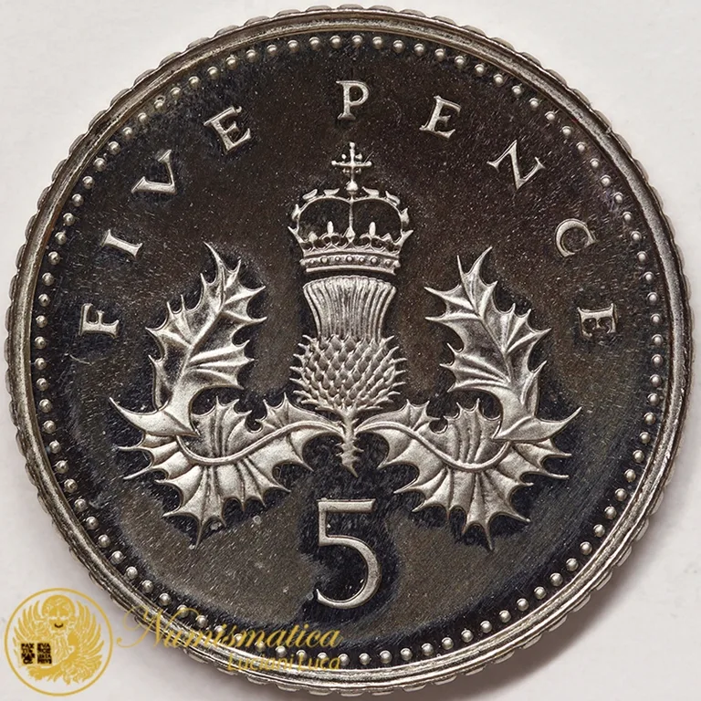 GRAN BRETAGNA 5 Pence 1998 Elisabetta II #3348