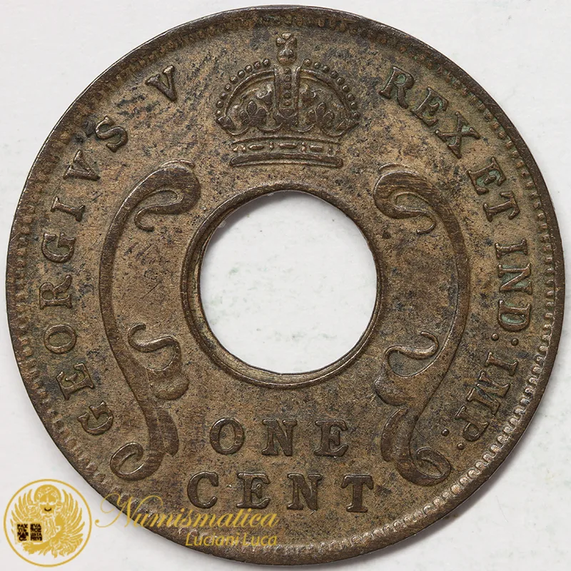 AFRICA ORIENTALE BRITANNICA 1 CENT 1923 BB+ #6884