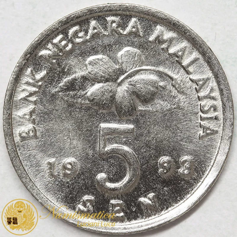 MALESIA 5 SEN 1993 #6898