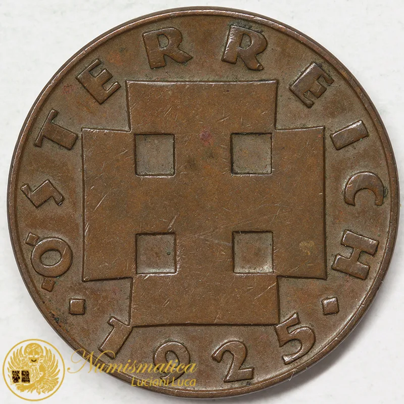 AUSTRIA 2 GROSCHEN 1925 Spl #6934