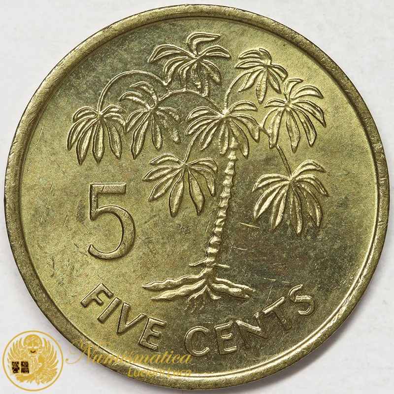 SEYCHELLES 5 Cents 1990 #6969