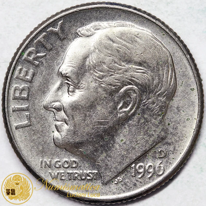 STATI UNITI 1 Dime 1996 D Roosevelt #7006