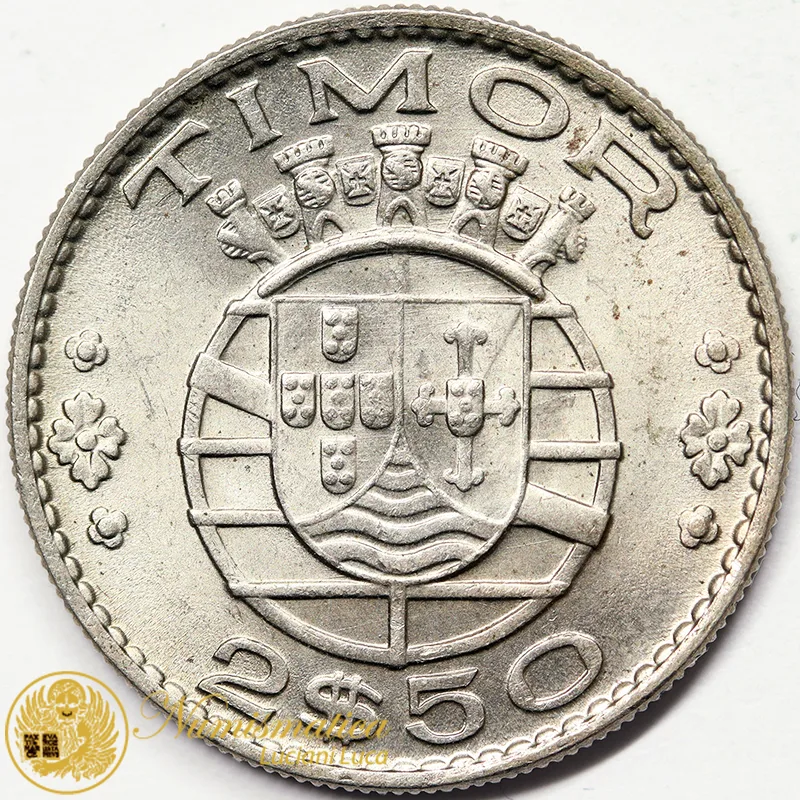 TIMOR 2-1/2 ESCUDOS 1970 #7030