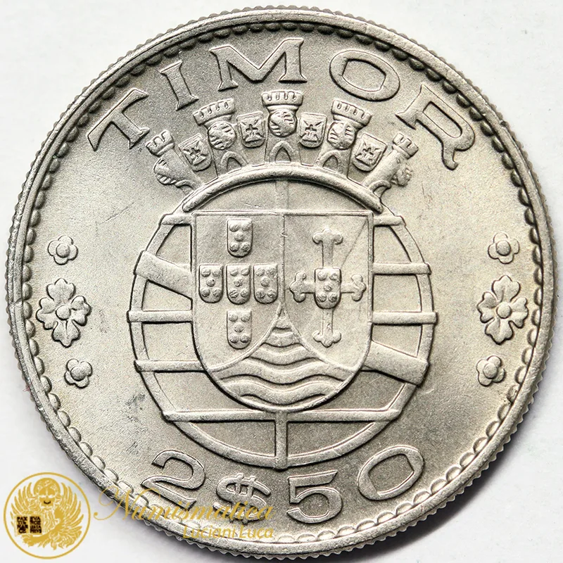 TIMOR 2-1/2 ESCUDOS 1970 #7043