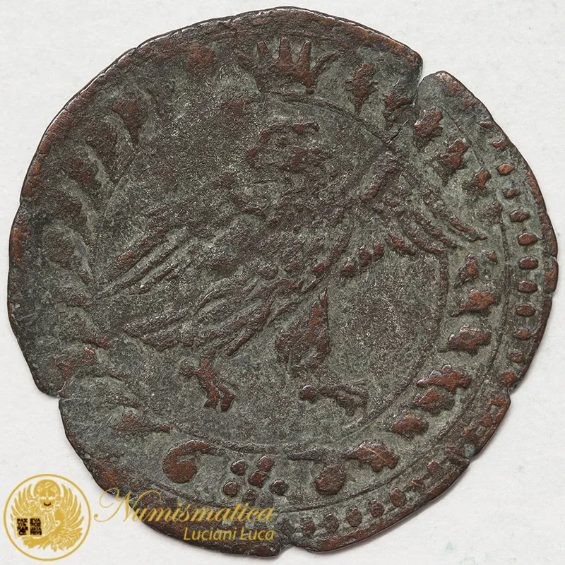 URBINO 1 Quattrino D/ Albero di Rovere Coronato R/ Aquila #7044