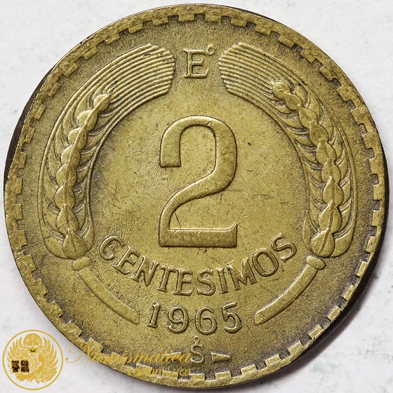 CILE 2 CENTESIMOS 1965 CONDOR #3465