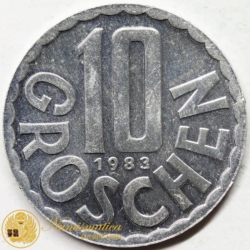 AUSTRIA 10 GROSCHEN 1983 #7073