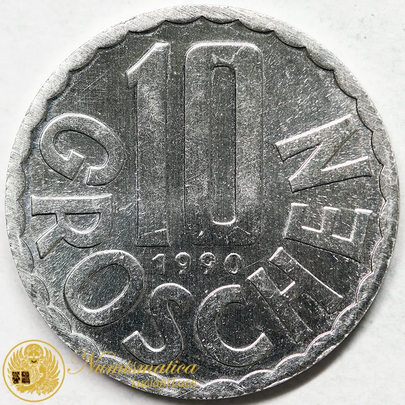 AUSTRIA 10 GROSCHEN 1990 #7108