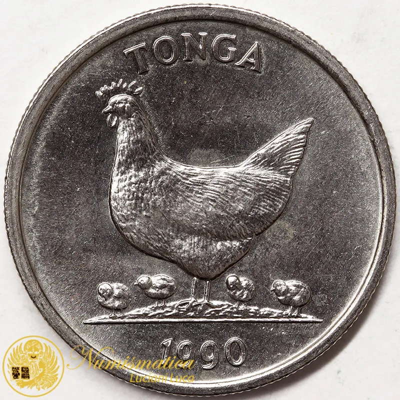 Tonga 5 Seniti 1990 FAO #3535