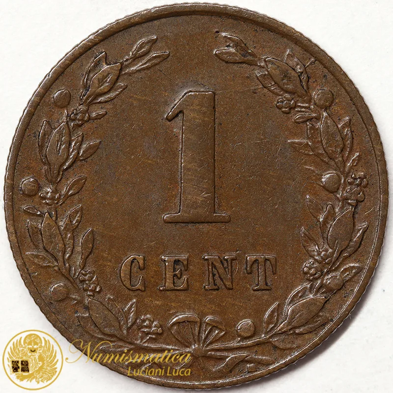 OLANDA 1 CENT 1883 WILLIAM III #3551