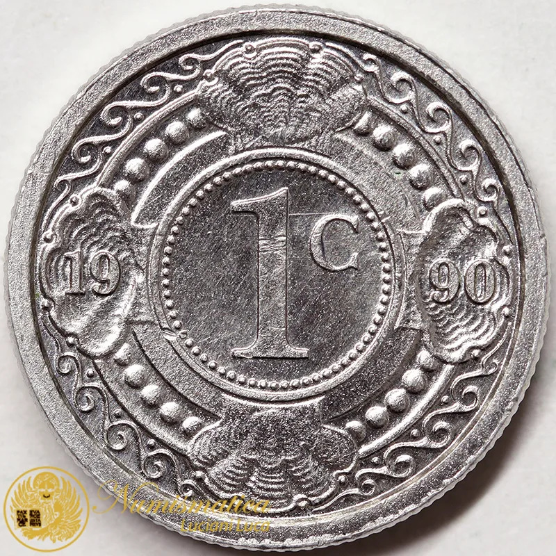 ANTILLE OLANDESI 1 Cent 1990 #3553
