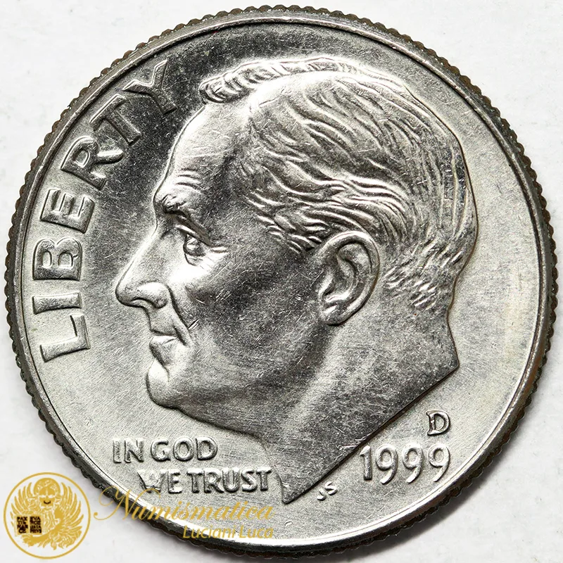 STATI UNITI 1 Dime 1999 D Roosevelt #7160