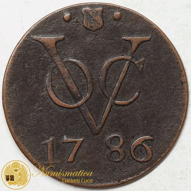OLANDA 1 DUIT 1786 EST INDIA OLANDESE #7161