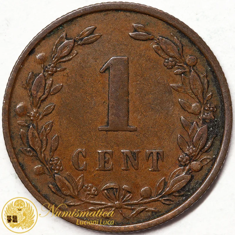 OLANDA 1 CENT 1901 Guglielmina I KM#131 #3565