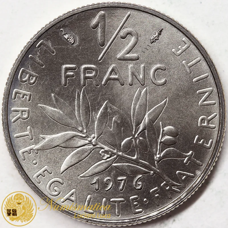 Francia 1/2 Franco 1976 #3566