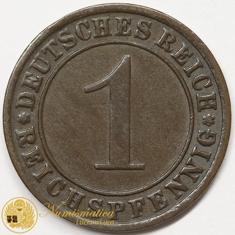 Germania 1 Reichspfennig 1929 G #7168