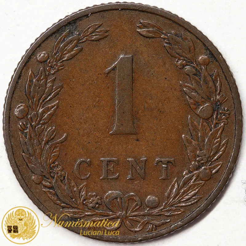 OLANDA 1 CENT 1906 Guglielmina I #3585