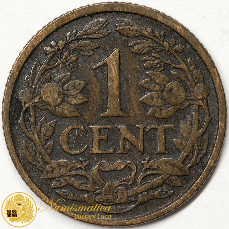 OLANDA 1 CENT 1920 Guglielmina I #3602