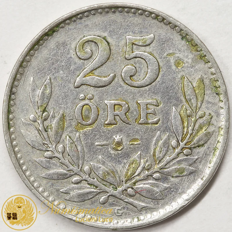 SVEZIA 25 Ore 1941 argento #3647