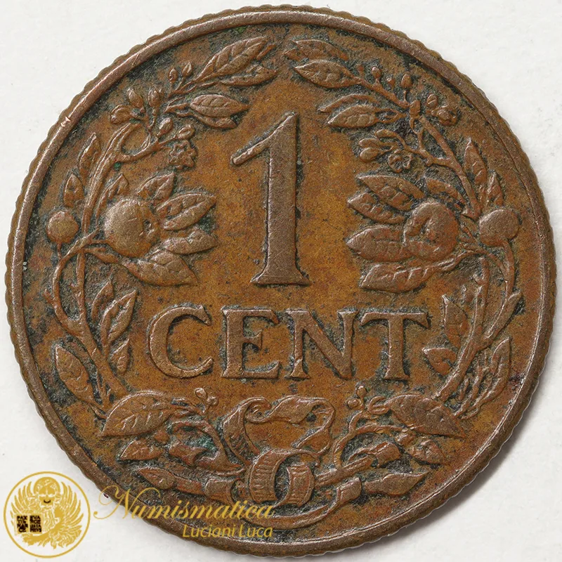 CURACAO 1 CENT 1944 D Colonie Olandesi #3649