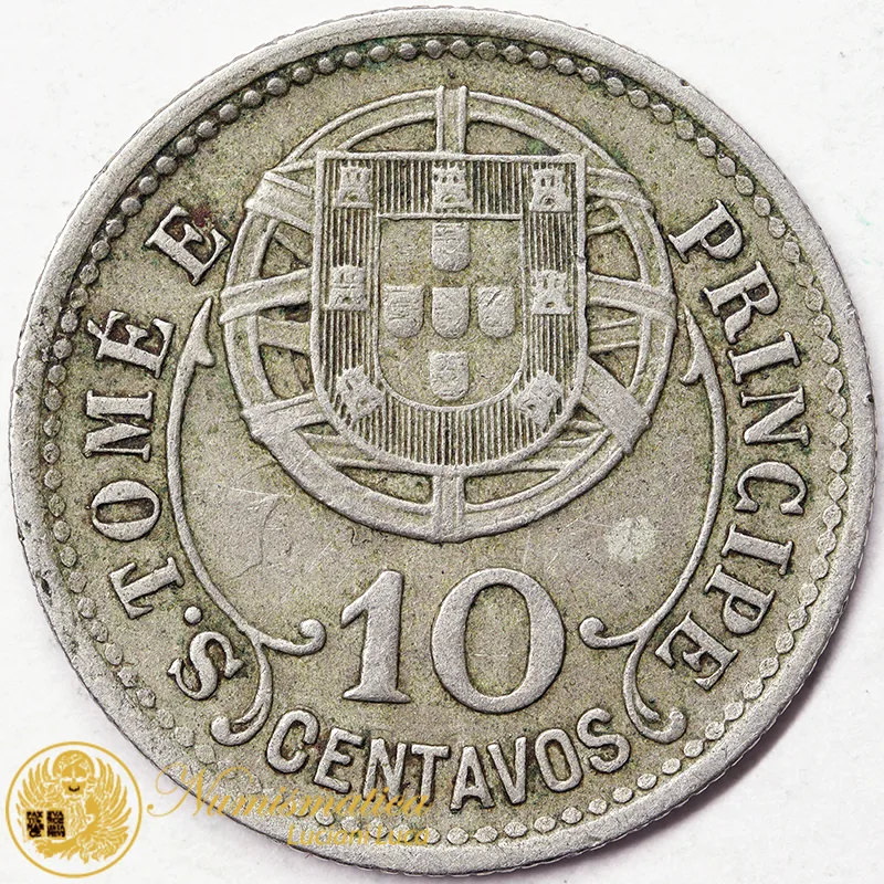 São Tomé and Príncipe 10 Centavos 1929 #3668