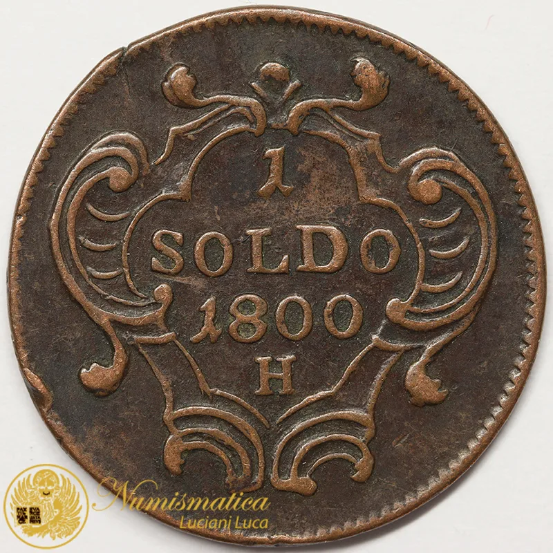 GORIZIA 1 SOLDO 1800 H Francesco II #7464