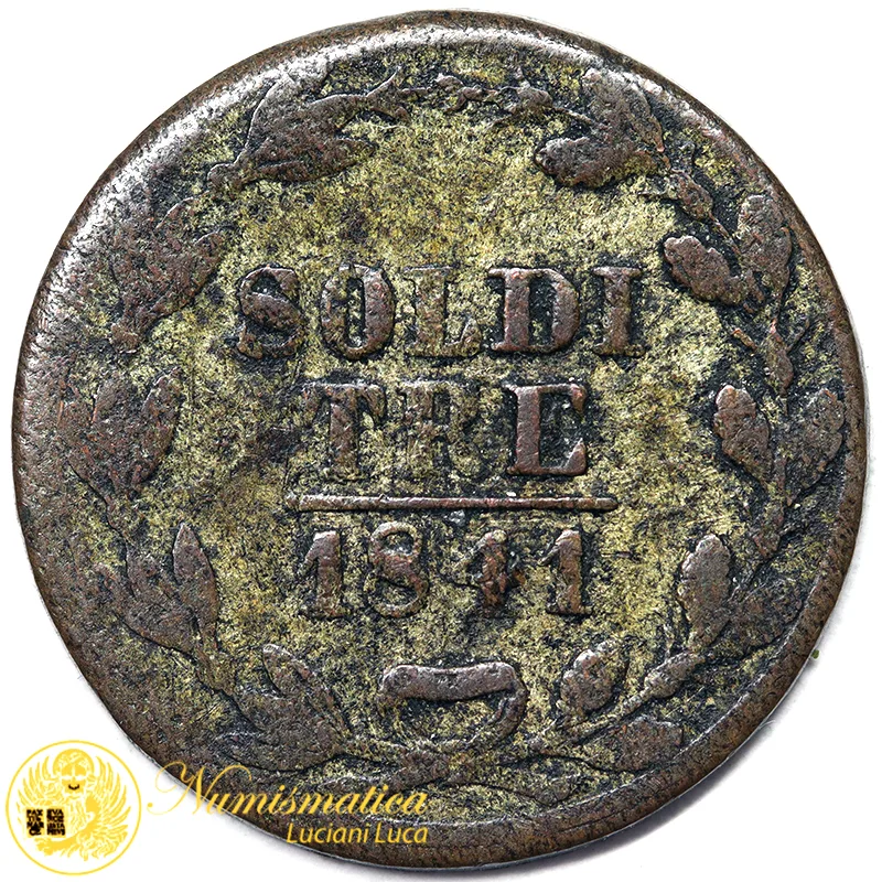 Svizzera Ticino 3 Soldi 1841 #7493