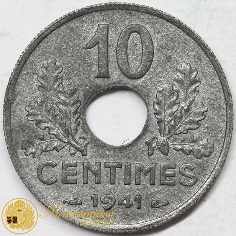 Francia 10 Centimes 1941 #7533