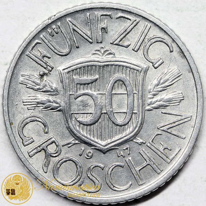 AUSTRIA 50 GROSCHEN 1947 #7568
