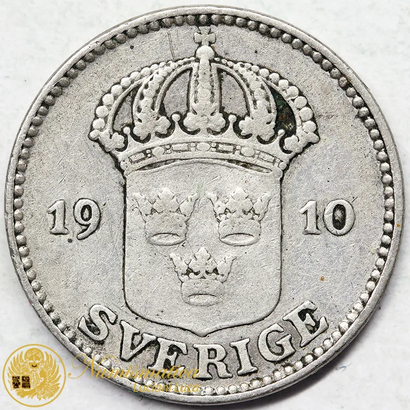 SVEZIA 25 ORE 1910 W argento #7572