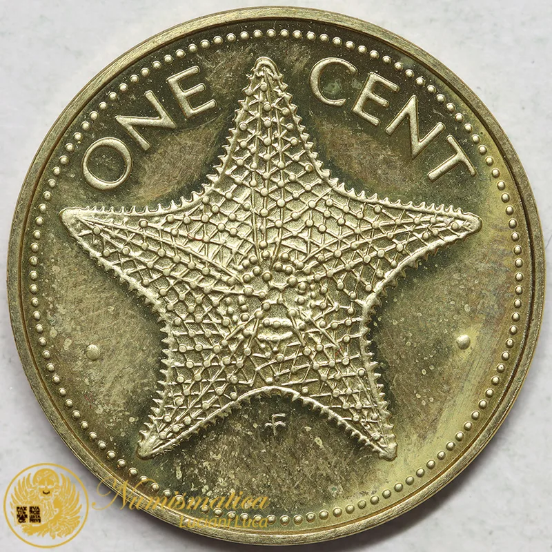 BAHAMAS 1 CENT 1974 STELLA MARINA #7586