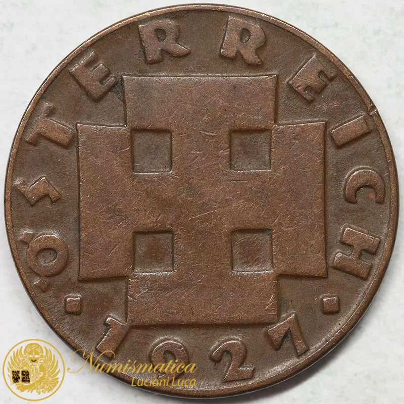 AUSTRIA 2 GROSCHEN 1927 #7603
