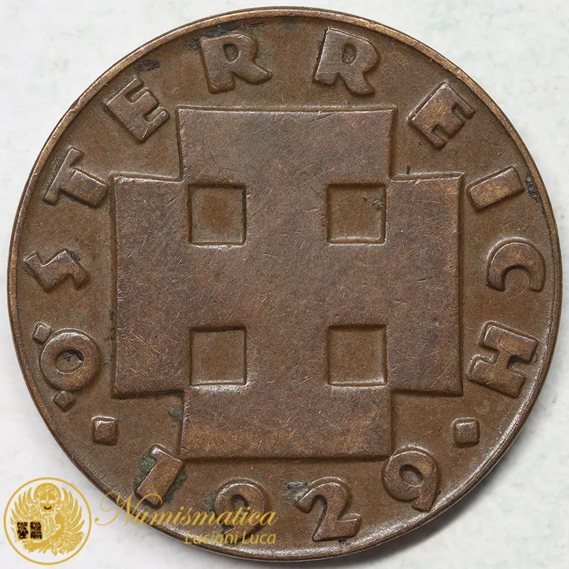 AUSTRIA 2 GROSCHEN 1929 #7605