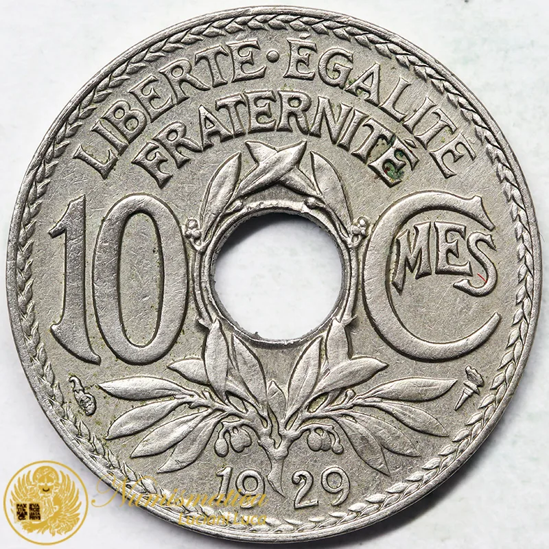 FRANCIA 10 CENTIMES 1929 #7618