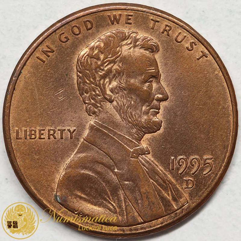STATI UNITI 1 CENT 1995 D LINCOLN #7671
