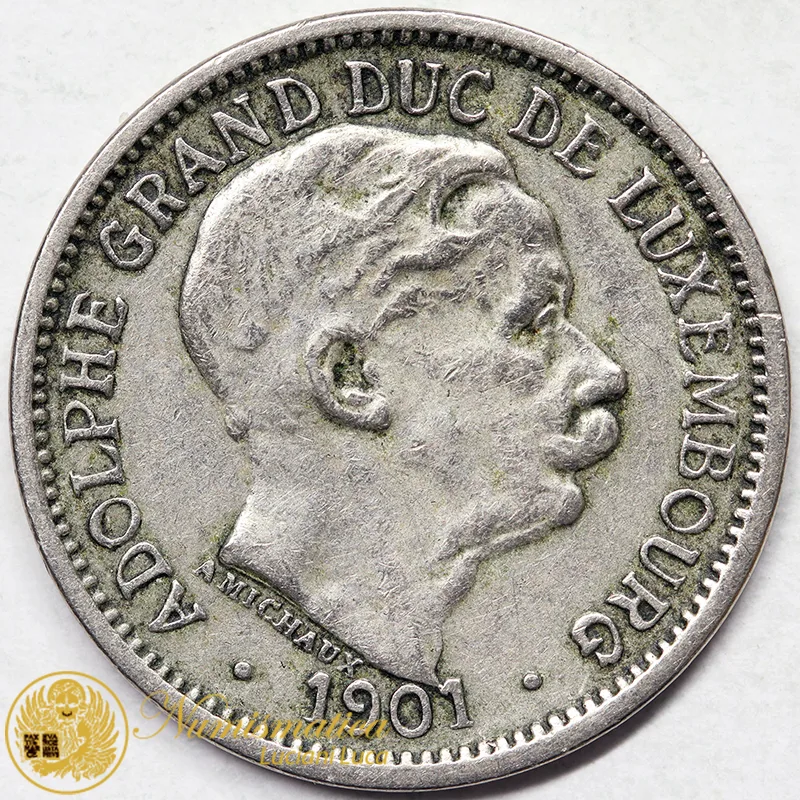 LUSSEMBURGO 10 Centimes 1901 Adolfo #7686