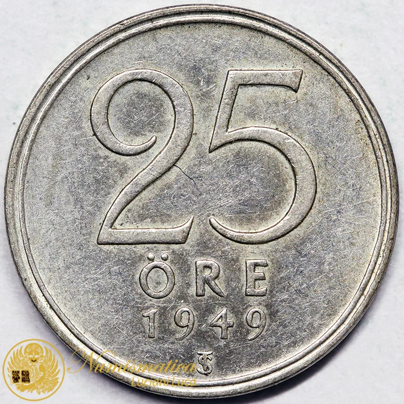 SVEZIA 25 ORE 1949 BB+ #7714