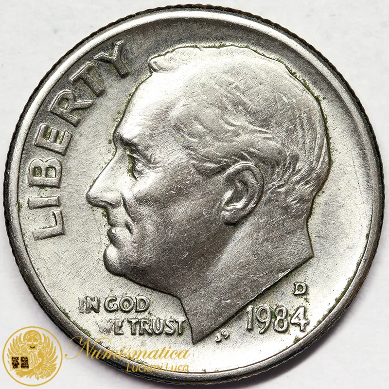 STATI UNITI 1 Dime 1984 D Roosevelt #7727